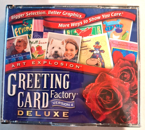 Art explosion greeting card - art,