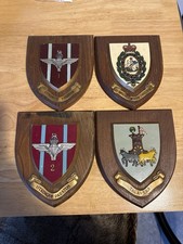 military wall plaques / heraldic shields