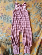 Alba Baby Dungarees Size 80 Scandi Stripes Cotton