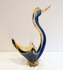 Vintage Hand-Blown Glass Bird