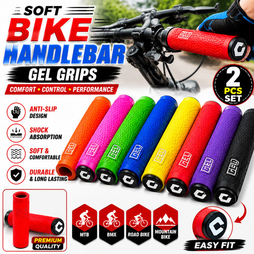 Soft bike handlebar - gel, grips