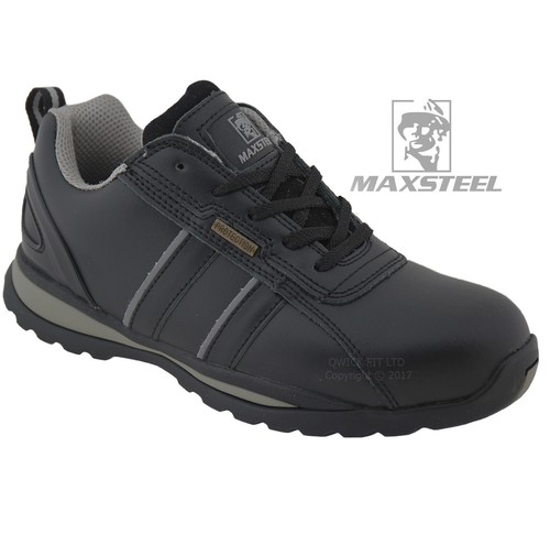 Mens leather safety trainers - mens,