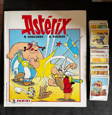 EMPTY ALBUM + COMPLETE SET VIGNETTES STICKERS ASTERIX 1987 PANINI GOSCINY RARE 1