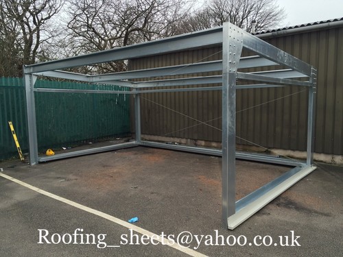Steel framed building kit with - kit,