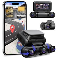 4 Channels Dash Cam 2K WIFI