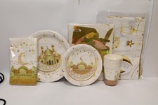 India themed 12 party pack of plates ,Cups,Napkins and decorations.