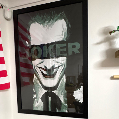 The joker framed illustration - framed,