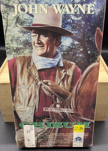 Chisum new sealed vhs - chisum,