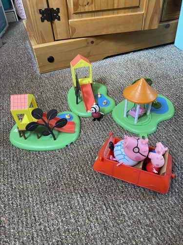 Peppa pig playground - peppa, daddy