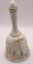 1983 Lefton China Bell – The Crucifixion – Geo. Lefton 03572 – 18cm – Religious