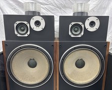 Pioneer HPM-1500 15” Speakers - FAIR CONDITION- New Tweeters - Sound GREAT