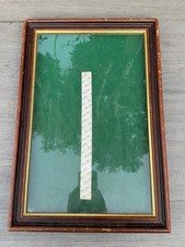 VINTAGE WOODEN DISPLAY CASE FRAMED GLASS FRONT COLLECTORS CABINET SHADOW BOX