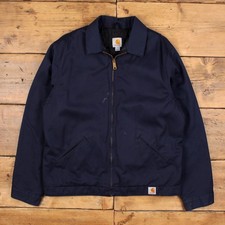 Vintage Carhartt Workwear Jacket L Detroit Blue