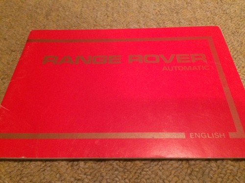 Range rover classic - range,