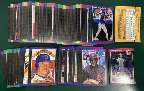 1989 donruss set - set, break