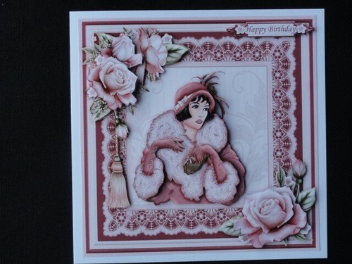 Happy birthday card art - card, deco