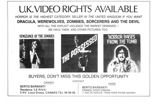 Magazine advert vengeance - advert,