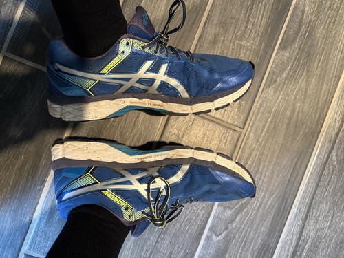 Asics trashed shoes worn used - asics,