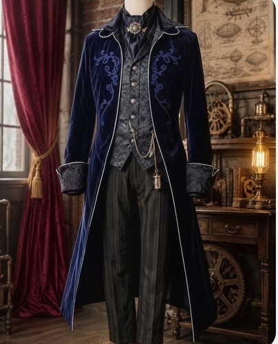 Mens steampunk gothic tailcoat - mens,