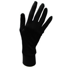 Jasmine Silk Pure Silk Liner Gloves Thermal Ski Inner Gloves - BLACK