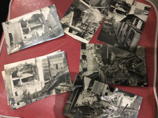 WW2 BLITZ LONDON SIX POSTCARDS BUILDING WRECK COHEN HALL  WHERE ?  UCL ?