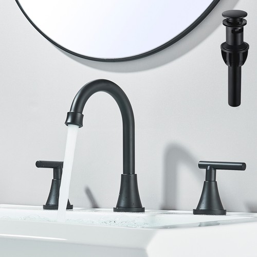 Black waterfall widespread - 8"waterfall,