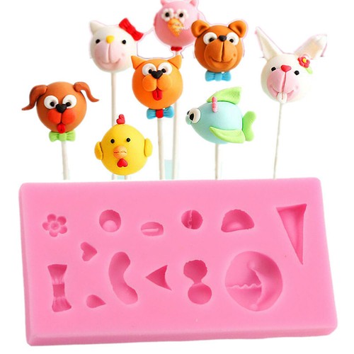 Animal face silicone cake - animal,