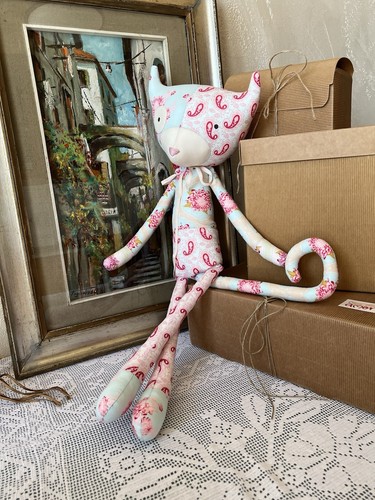 Tilda cat doll - cat,