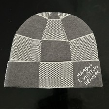 LV Heritage Damier Beanie Grey