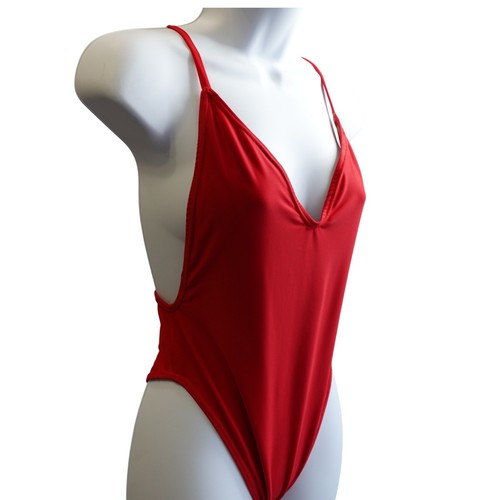 Red baywatch style swimsuit - baywatch,