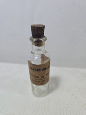 Antique Glycerine &Borax Bottle From Hayes & Son 115 Norfolk St King's Lynn Rare