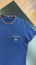 Rare Fendi Pocket Logo T-shirt in blue and orange fits s/m 