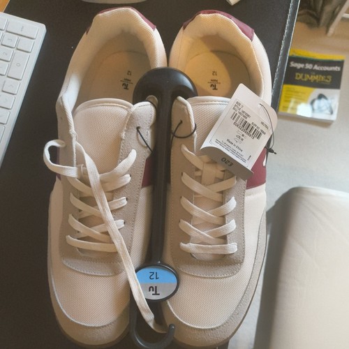 Trainers cream with red - ,