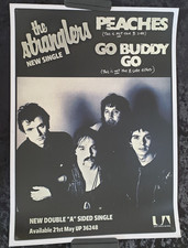 Punk icons The Stranglers reprint poster for  release of Peaches / Go Buddy Go