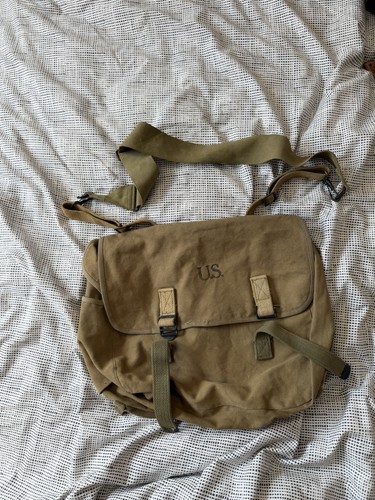 1942 musette bag ww2 era - us,