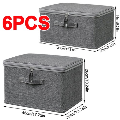 6pcs storage boxes large - storage,