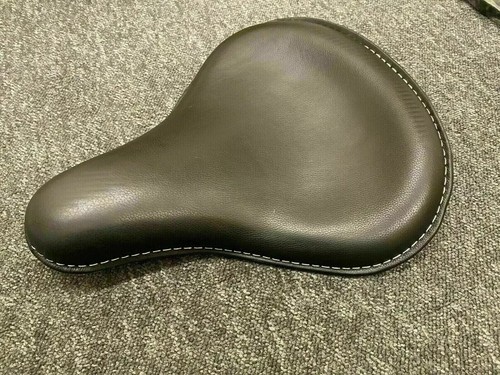Black leather deep dish - leather,