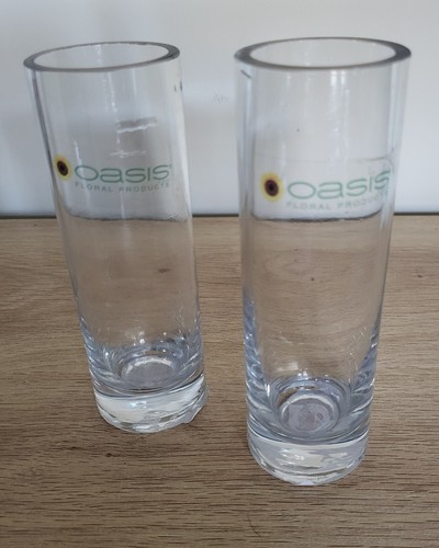 Pair tall oasis glass - -,