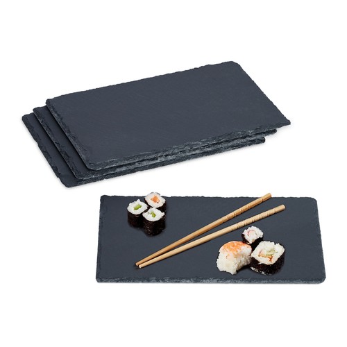 Slate serving plate