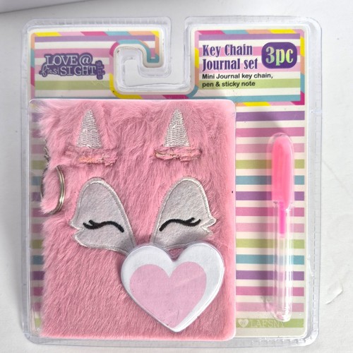Pink fuzzy fox mini - pink,