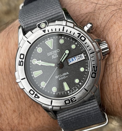 Vintage seiko ags kinetic - seiko,