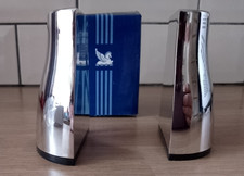 BNIB chrome salt and pepper