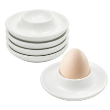 NEW Set Of 4 Pp Egg Cups, Breakfast Egg Trays, And Novelty Egg Cup Holders