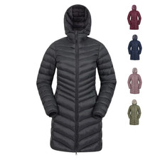 Mountain Warehouse Womens Padded Long Jacket Water Resistant Winter Ladies Coat