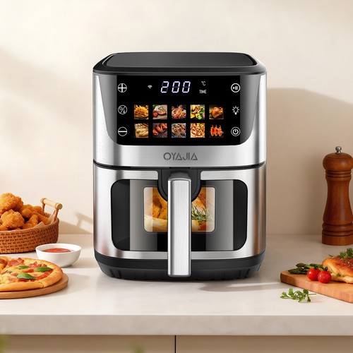 Large air fryer low - 8l, oil