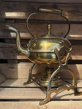 Vintage Brass Metal Kettle and