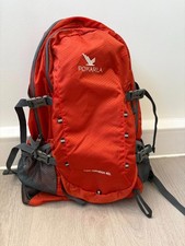Pokarla 40L Foldable Rucksack Travel Hiking Folding Outdoor Backpack in Orange
