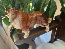 Vintage Glossy Collie Figurine