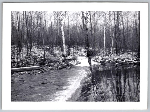 Vtg snapshot man - b&w,