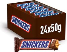 Original SNICKERS Chocolate BAR 24 x 50g Full Box - ONLY £15.95